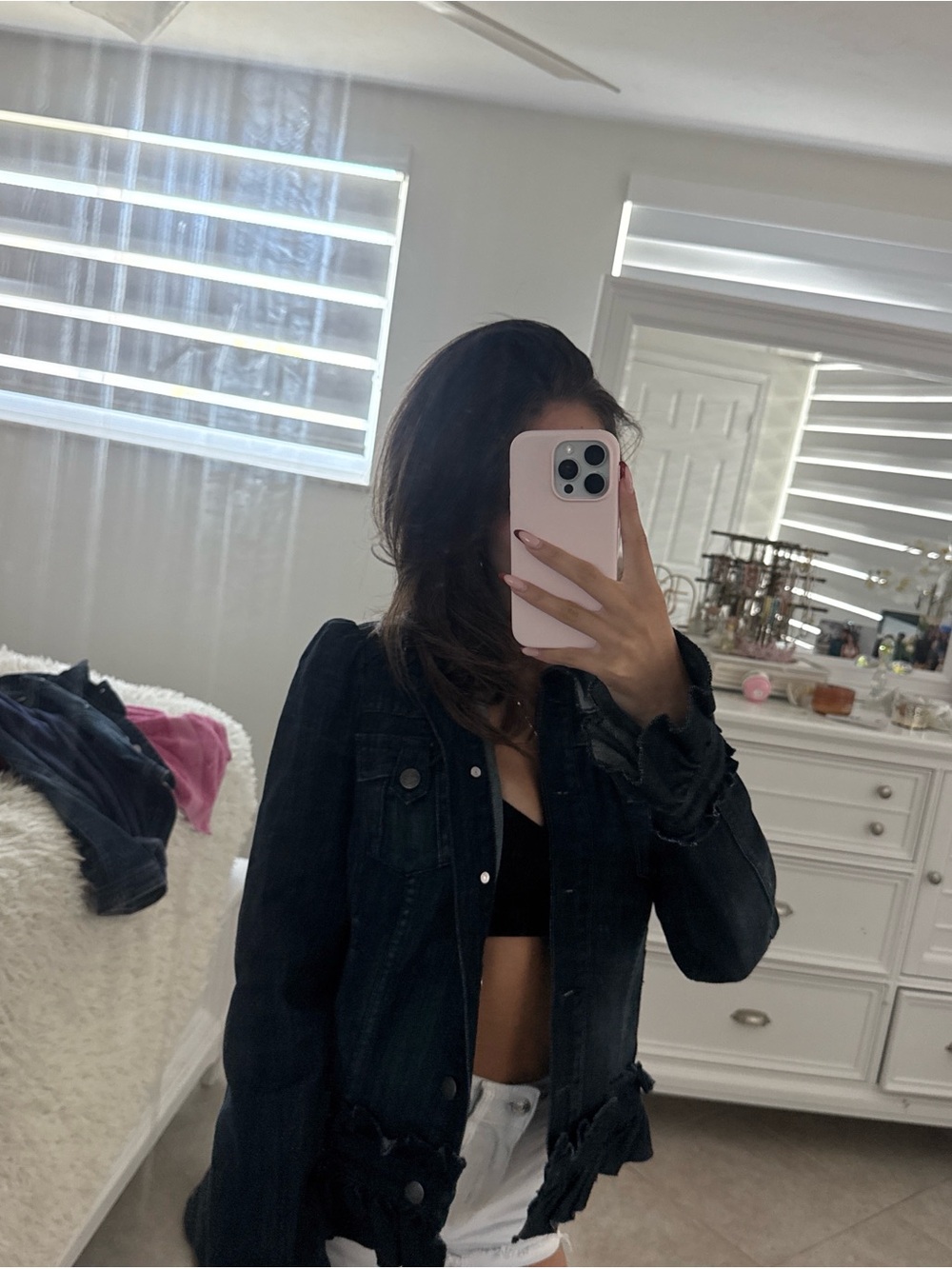 INC International Concepts Dark Indigo Denim Jacket